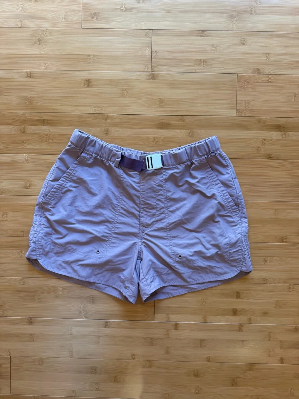 REI Women’s Sahara Amphib Shorts —Lavender/Purple — 4” Inseam — Size Small